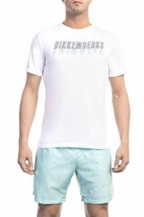 T-krekls vīriešiem Bikkembergs 132711, balts цена и информация | Мужские футболки | 220.lv