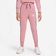 Cпортивный костюм Nike Nsw Hw Trk Suit Pink DD6302 698 DD6302 698/L цена и информация | Комплекты для девочек | 220.lv