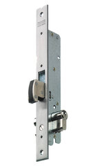 Slēdzene 1449-21-00, bez cilindra, šauram profīlam, nerūsējoša cena un informācija | Durvju slēdzenes | 220.lv