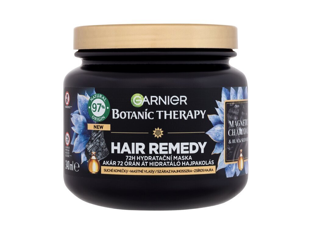 Matu maska bojātiem matiem Garnier Botanic Therapy Magnetic Charcoal 340 ml cena un informācija | Matu uzlabošanai | 220.lv
