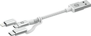 Mophie USB-A - Lightning 1 м (MPH024WHT) цена и информация | Кабели для телефонов | 220.lv