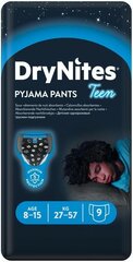 Autiņbiksītes-bikses HUGGIES DryNites Boys (27-57 kg) 8-15m, 9 gab. cena un informācija | Huggies Rotaļlietas, bērnu preces | 220.lv