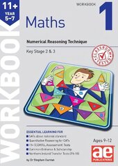 11plus Maths Year 5-7 Workbook 1: Numerical Reasoning Technique cena un informācija | Grāmatas pusaudžiem un jauniešiem | 220.lv