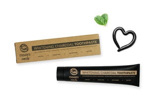 Balinoša pasta ar aktivēto ogli Mohani Whitening Charcoal Toothpaste, 75 ml cena un informācija | Zobu pastas, birstes | 220.lv