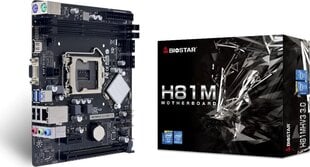 Biostar H81MHV3 2.0, Micro ATX, LGA1151, DDR3 цена и информация | Материнские платы	 | 220.lv