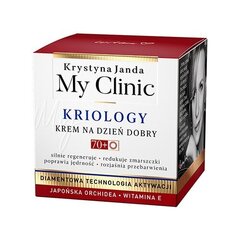 Дневной крем для лица Krystyna Janda My clinic Kriology Японская орхидея и витамин Е 70+, 50 мл цена и информация | Наносите на чистую кожу лица. Подержите около 10-15 минут и смойте водой. | 220.lv