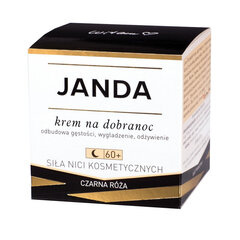 Nakts sejas krēms Janda kosmētikas diegu spēks 60+ Melna roze, 50 ml цена и информация | Кремы для лица | 220.lv