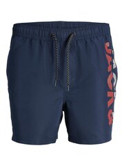 Jack & Jones мужские шорты для плавания 12225967*03, тёмно-синий 5715368103939 цена и информация | Мужские шорты | 220.lv