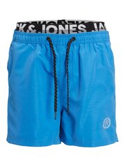 Jack & Jones bērnu peldšorti 12228535*01, elektrozils/super 5715414310212 cena un informācija | Peldbikses zēniem | 220.lv