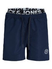 Jack & Jones bērnu peldšorti 12228535*02, tumši zils 5715414309902 cena un informācija | Peldbikses zēniem | 220.lv