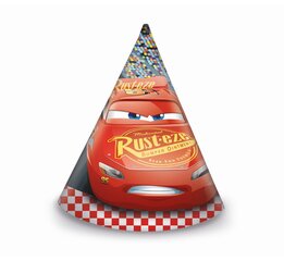 Колпак праздничный, 6 шт "Cars 3" 87803 цена и информация | Праздничные декорации | 220.lv