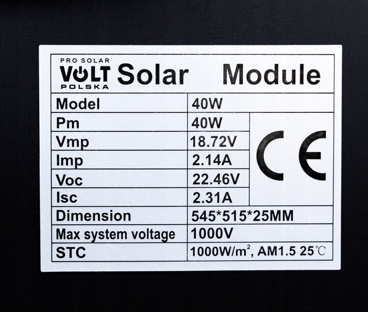 Saules elektrostacijas komplekts 40W цена и информация | Saules paneļi, komponentes | 220.lv