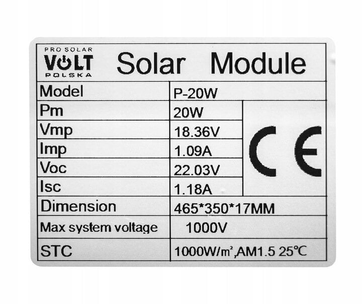 Saules elektrostacijas komplekts 20W цена и информация | Saules paneļi, komponentes | 220.lv