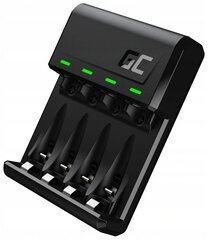 AA un AAA akumulatoru lādētājs (4 kanāli) Micro USB цена и информация | Зарядные устройства для элементов питания | 220.lv