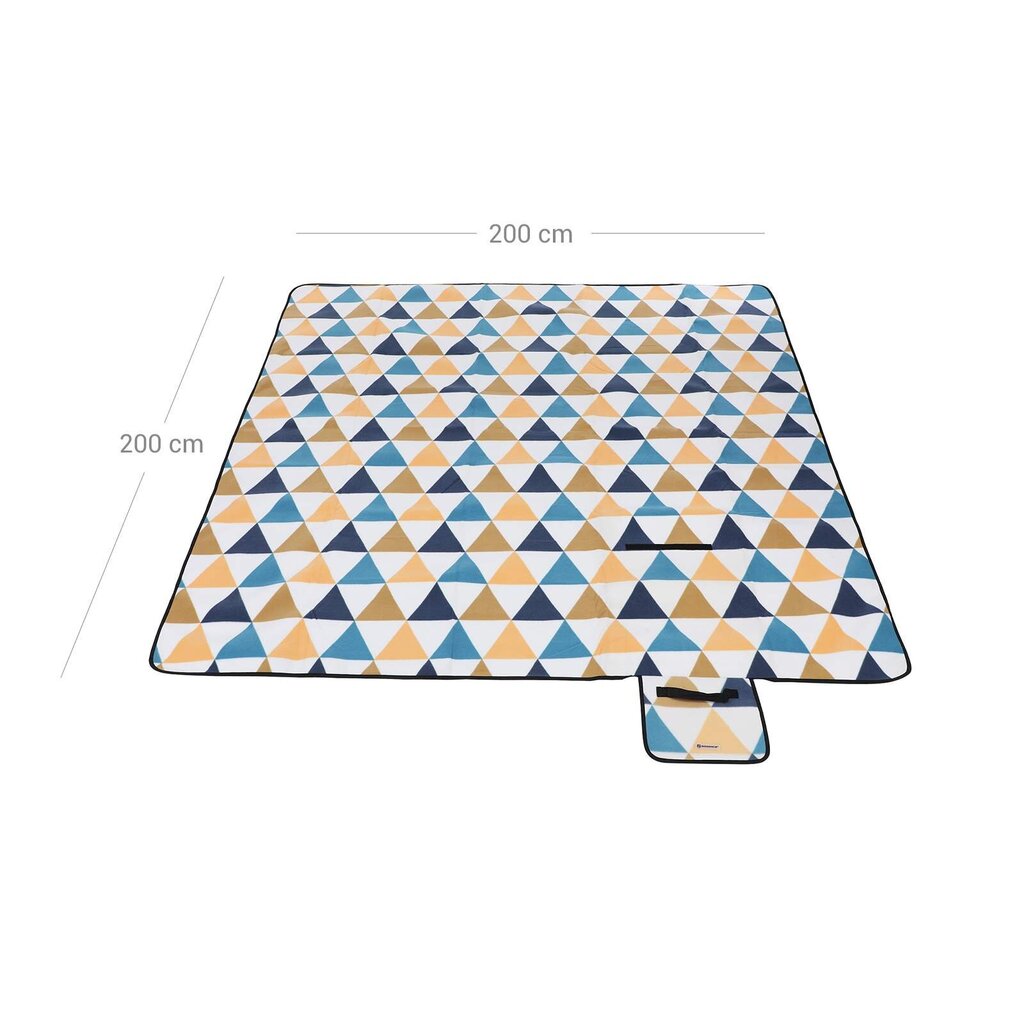 Pludmales piknika sega/pleds XXL izmērs 200 x 200 cm cena un informācija | Tūrisma matrači un paklājiņi | 220.lv