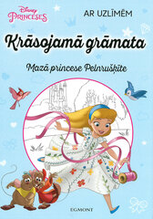 Princeses. Mazā princese pelnrušķīte. Krāsojamā grāmata cena un informācija | Krāsojamās grāmatas | 220.lv