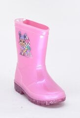 Gumijas apavi meitenēm L.O.L., rozā цена и информация | Резиновые сапоги детские | 220.lv