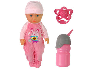 Bērnu lelle, 38cm, rozā krāsā cena un informācija | Rotaļlietas meitenēm | 220.lv