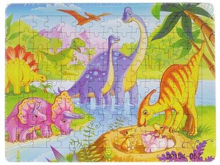Puzle- Dinozauru pasaule cena un informācija | Puzles, 3D puzles | 220.lv