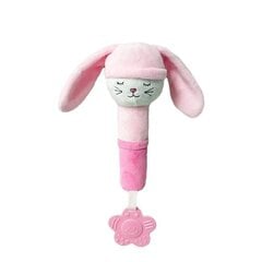 Mīkstā rotaļlieta - Rozā kaķis, 17cm cena un informācija | Rotaļlietas zīdaiņiem | 220.lv