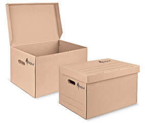 Arhīva kaste ar vāku 340X450X295mm GNP cena un informācija | Kancelejas preces | 220.lv