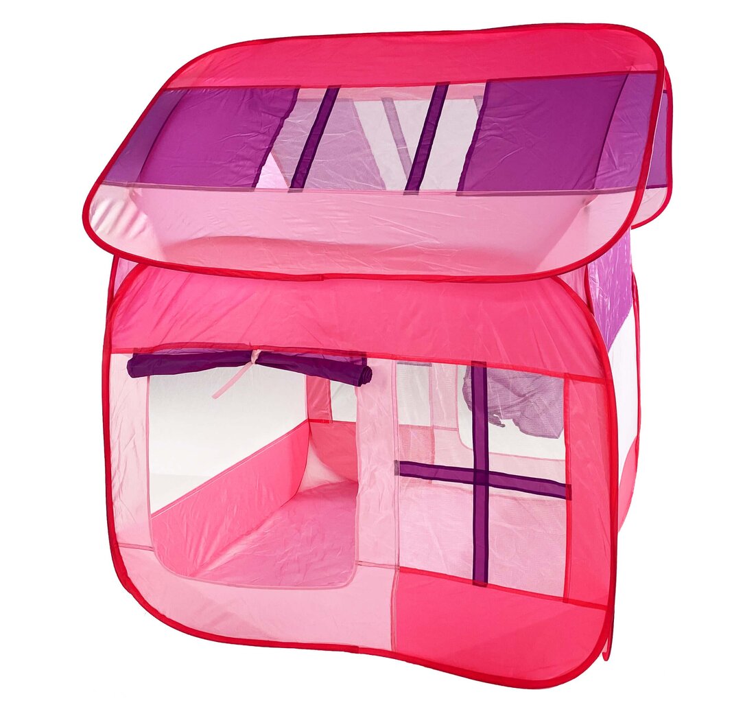 Bērnu telts, rozā krāsā cena un informācija | Bērnu rotaļu laukumi, mājiņas | 220.lv