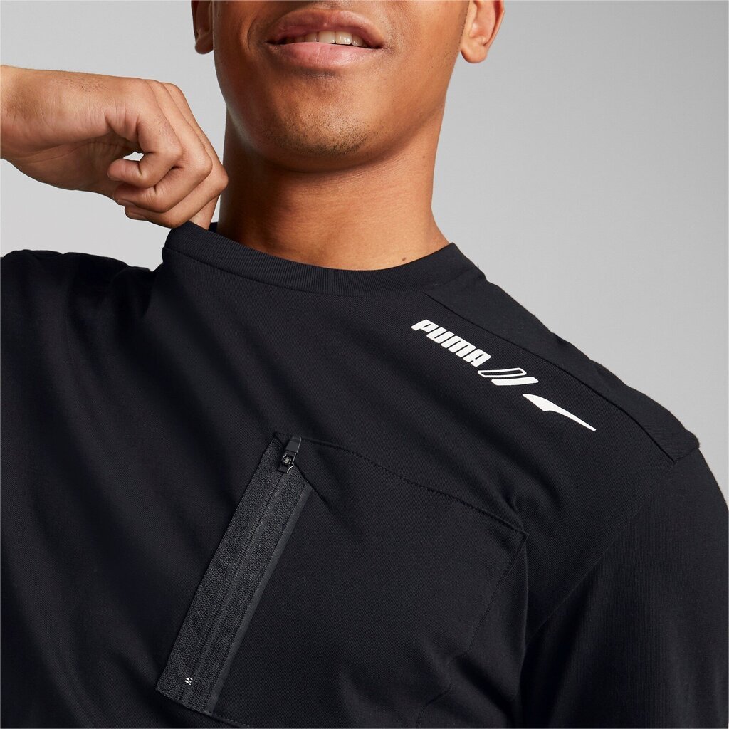 Puma vīriešu t-krekls 849785*01, melns cena un informācija | Sporta apģērbs vīriešiem | 220.lv