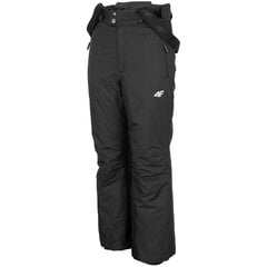 Лыжные штаны для девочки 4F, черный, HJZ22 JSPDN001 20 цена и информация | Зимняя одежда для детей | 220.lv