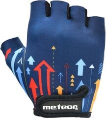 Велосипедные перчатки Meteor Kids Arrows, M цена и информация | Перчатки для турника и фитнеса | 220.lv