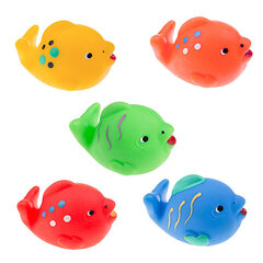 Vannas rotaļlieta zivis, 5 gab. cena un informācija | Rotaļlietas zīdaiņiem | 220.lv