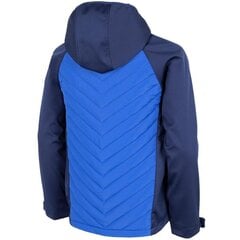 Bērnu jaka 4F Softshell Jr. HJZ22 JSFM002 31S, zils cena un informācija | 4F Mobilie telefoni un aksesuāri | 220.lv