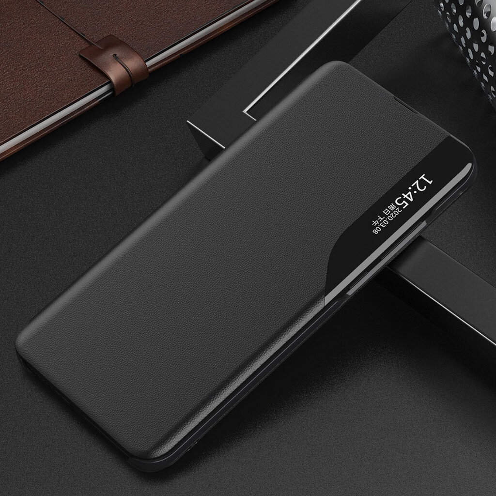 Eco Leather View paredzēts Samsung Galaxy S23 Ultra, melns cena un informācija | Telefonu vāciņi, maciņi | 220.lv