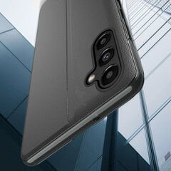Eco Leather View предназначен для Samsung Galaxy S23 Ultra, черный цена и информация | Чехлы для телефонов | 220.lv