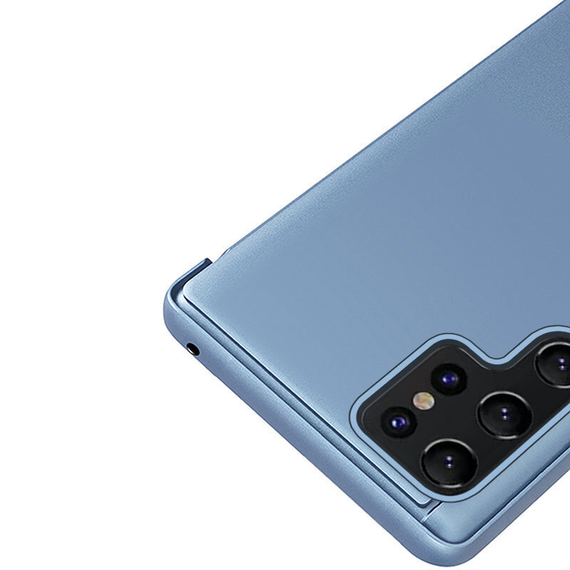 Clear View paredzēts Samsung Galaxy S23 Ultra, zils цена и информация | Telefonu vāciņi, maciņi | 220.lv