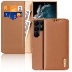 Dux Ducis Hivo предназначен для Samsung Galaxy S23 Ultra, коричневый цена и информация | Чехлы для телефонов | 220.lv