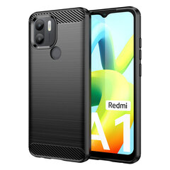 Carbon предназначен для Xiaomi Redmi A1+, черный цена и информация | Чехлы для телефонов | 220.lv