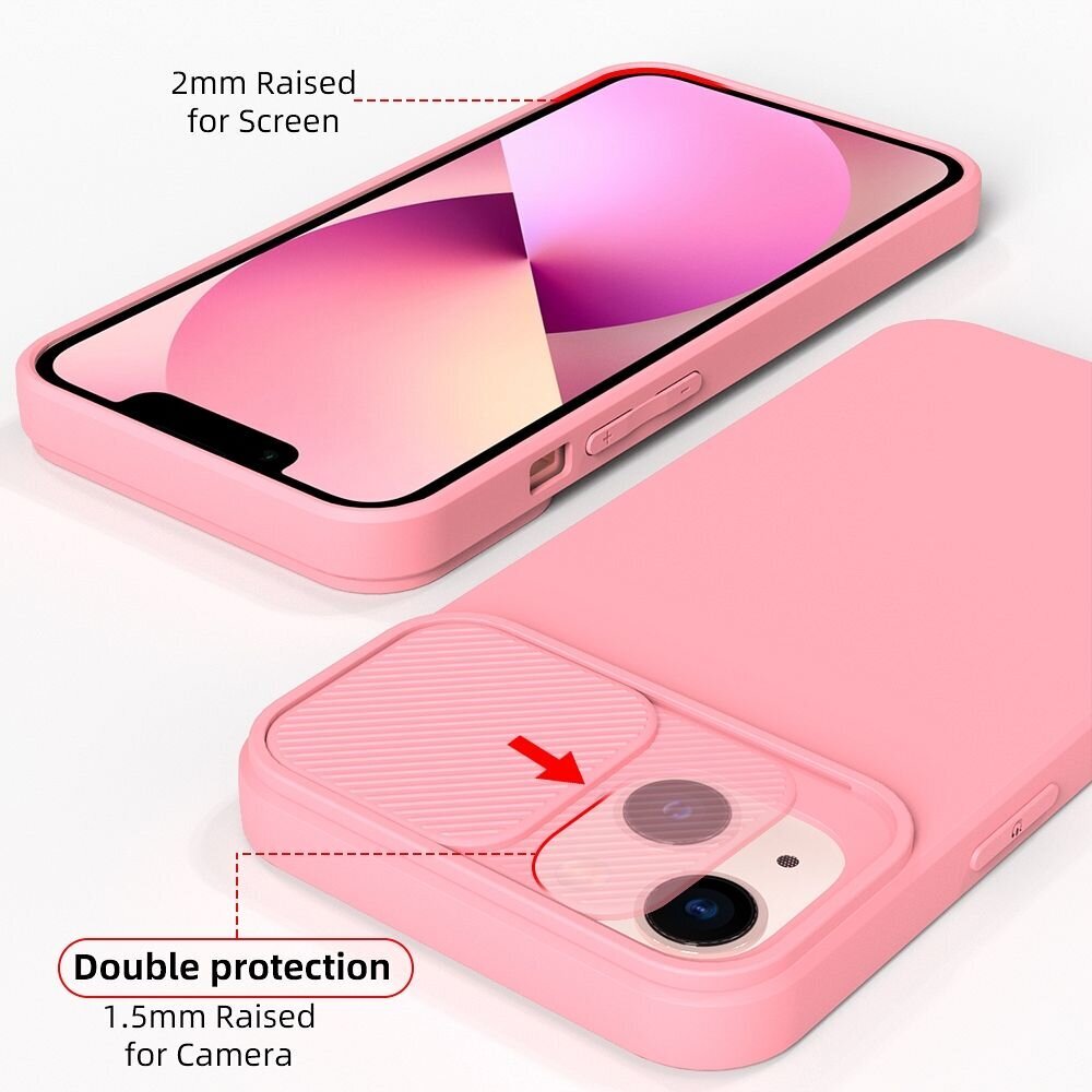 Telefona vāciņš Slide - iPhone 11 Pro Max, gaiši rozā цена и информация | Telefonu vāciņi, maciņi | 220.lv