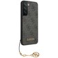 Original GUESS - 4G Charms Collection - Samsung Galaxy S23 , pelēks cena un informācija | Telefonu vāciņi, maciņi | 220.lv