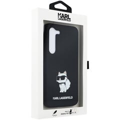 Original KARL LAGERFELD Silicone Choupette - Samsung Galaxy S23 , melns цена и информация | Чехлы для телефонов | 220.lv