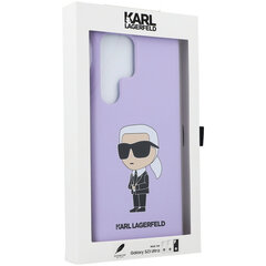 Original KARL LAGERFELD Silicone Ikonik - Samsung Galaxy S23 Ultra , violets цена и информация | Чехлы для телефонов | 220.lv