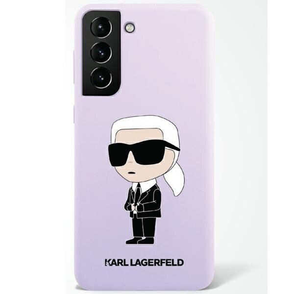 Original KARL LAGERFELD Silicone Ikonik - Samsung Galaxy S23 , violets cena un informācija | Telefonu vāciņi, maciņi | 220.lv