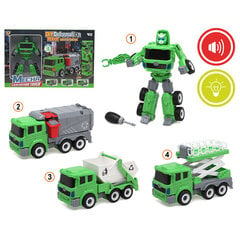 Transformeri Licht Zaļš ar skaņu 3 gb. cena un informācija | Rotaļlietas zēniem | 220.lv