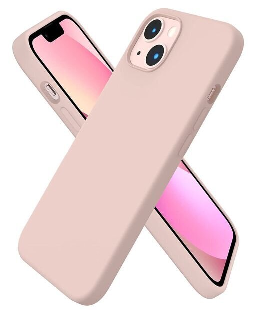 Evelatus Liquid Silicone paredzēts iPhone 13, rozā цена и информация | Telefonu vāciņi, maciņi | 220.lv