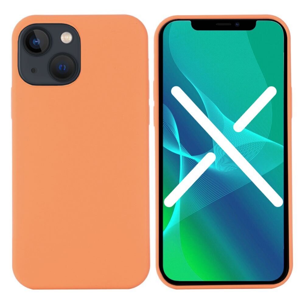 Evelatus Liquid Silicone paredzēts iPhone 13, oranžs цена и информация | Telefonu vāciņi, maciņi | 220.lv