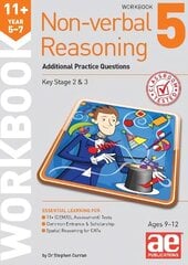 11plus Non-verbal Reasoning Year 5-7 Workbook 5: Additional Practice Questions cena un informācija | Grāmatas pusaudžiem un jauniešiem | 220.lv