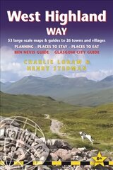 West Highland Way (Trailblazer British Walking Guides): 53 large-scale maps & guides to 26 towns and villages; Planning, Places to Stay, Places to Eat; Ben Nevis Guide. Glasgow City Guide 8th New edition cena un informācija | Ceļojumu apraksti, ceļveži | 220.lv