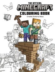 Official Minecraft Colouring Book cena un informācija | Krāsojamās grāmatas | 220.lv