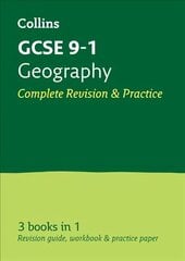 GCSE 9-1 Geography All-in-One Complete Revision and Practice: Ideal for Home Learning, 2022 and 2023 Exams edition, GCSE Geography All-in-One Revision and Practice cena un informācija | Grāmatas pusaudžiem un jauniešiem | 220.lv
