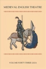 Medieval English Theatre 43 цена и информация | Исторические книги | 220.lv