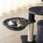 Kaķu māja PCT59G 68 cm., tumši pelēkā krāsā cena un informācija | Kaķu mājas, nagu asināmie | 220.lv